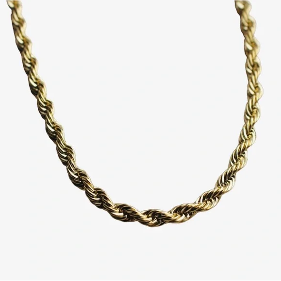 Express Gold Rope Chain Necklaces - Set of Two - Picture 3 of 9
